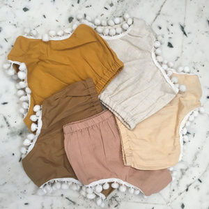 NEW Boho Kids Pom-Pom Lace Diaper Covers Set of 5